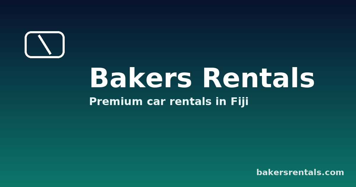 Vehicles | Bakers Rentals
